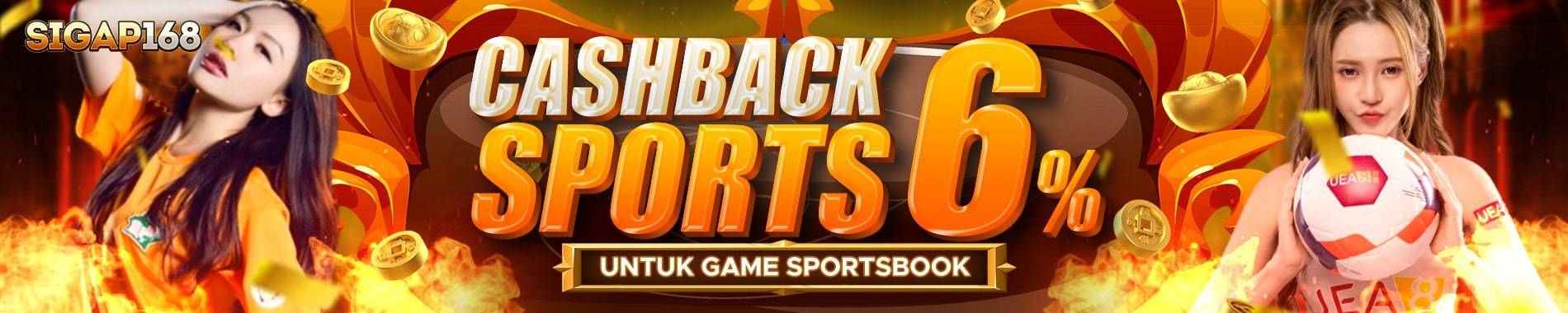 bonus cashback sportsbook 6%